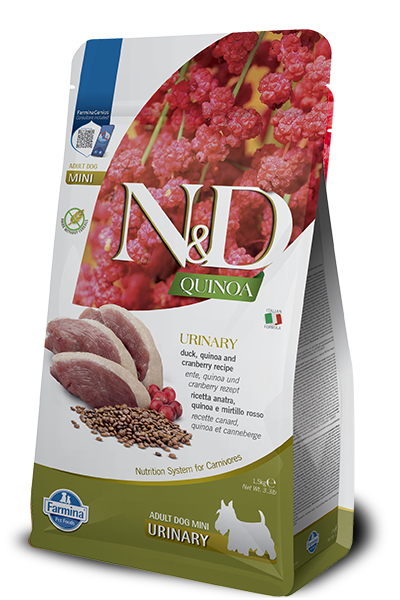 Farmina Dog Quinoa Urinary, Duck & Cranberry Adult Mini 5kg