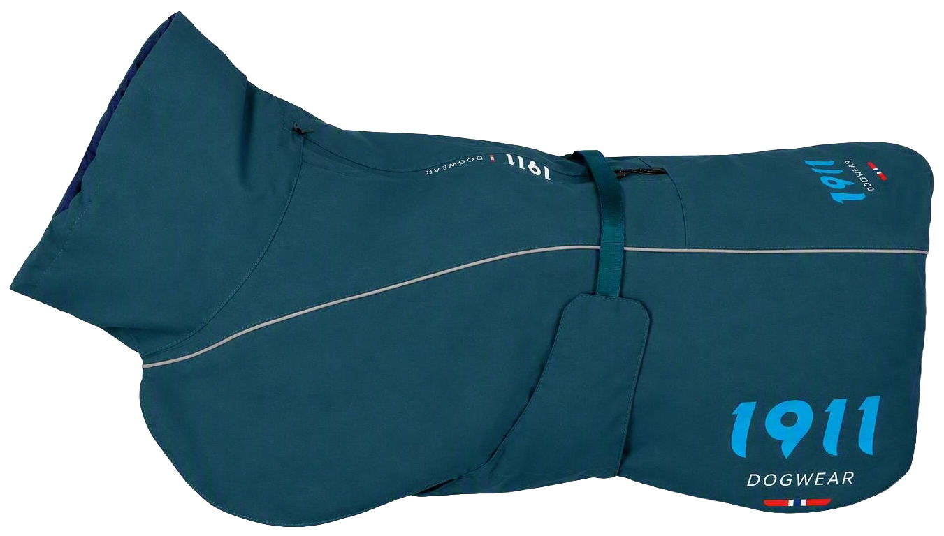 Clark Rain Coat Petrol - Bilde 1
